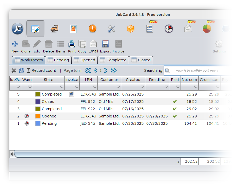 Field Service Management Software for Workshops – JobCard 2
