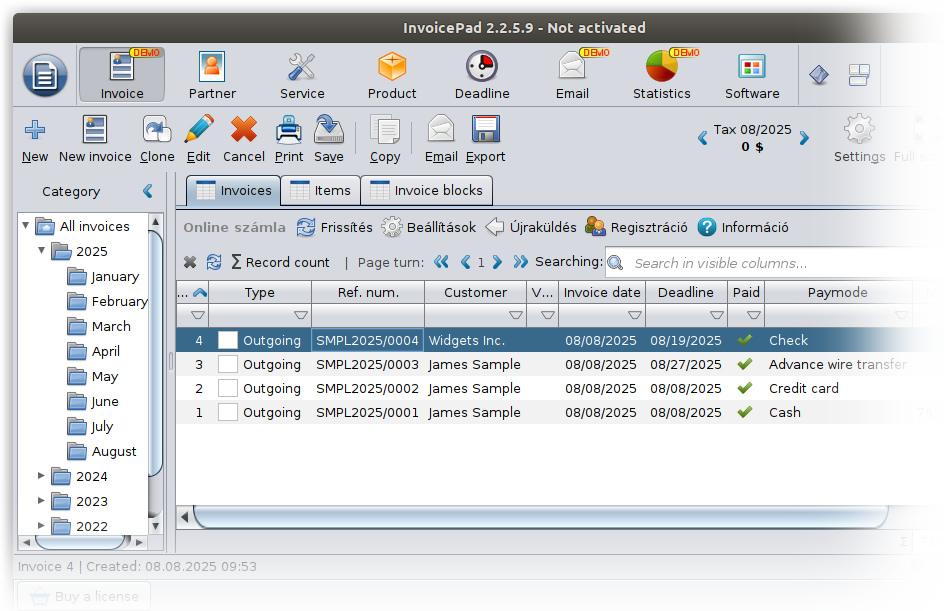 Invoicing Software for Small Businesses – InvoicePad 2